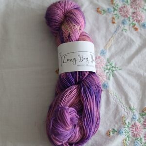 Long Dog Yarn single ply fingering weight yarn